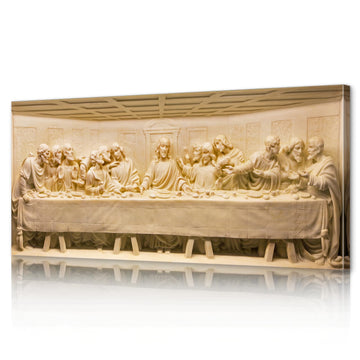 Jesus Christ and 12 Disciples Art Last Supper Painting