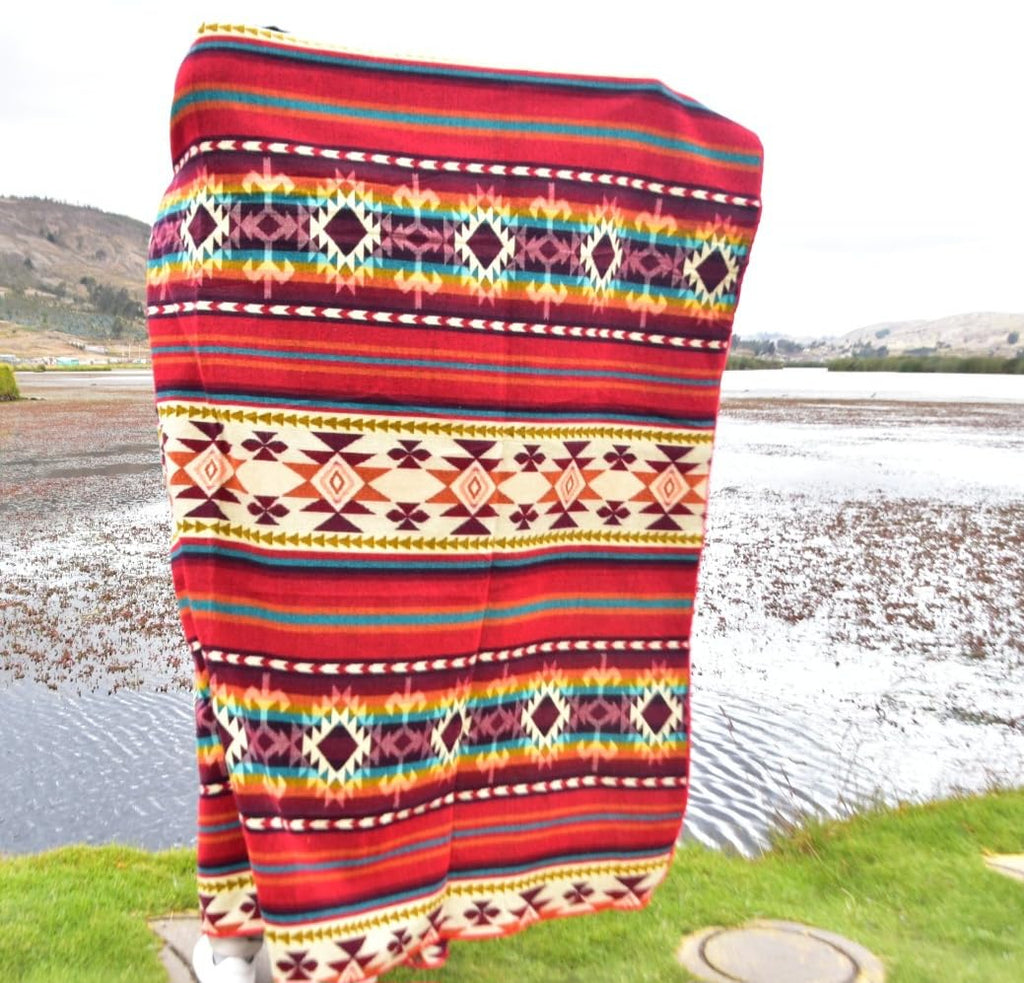 Blanket Throw 78x47 in | Ultra Soft, Non-Itchy & Breathable | Premium Alpaca Wool Blanket | Warm, Hypoallergenic