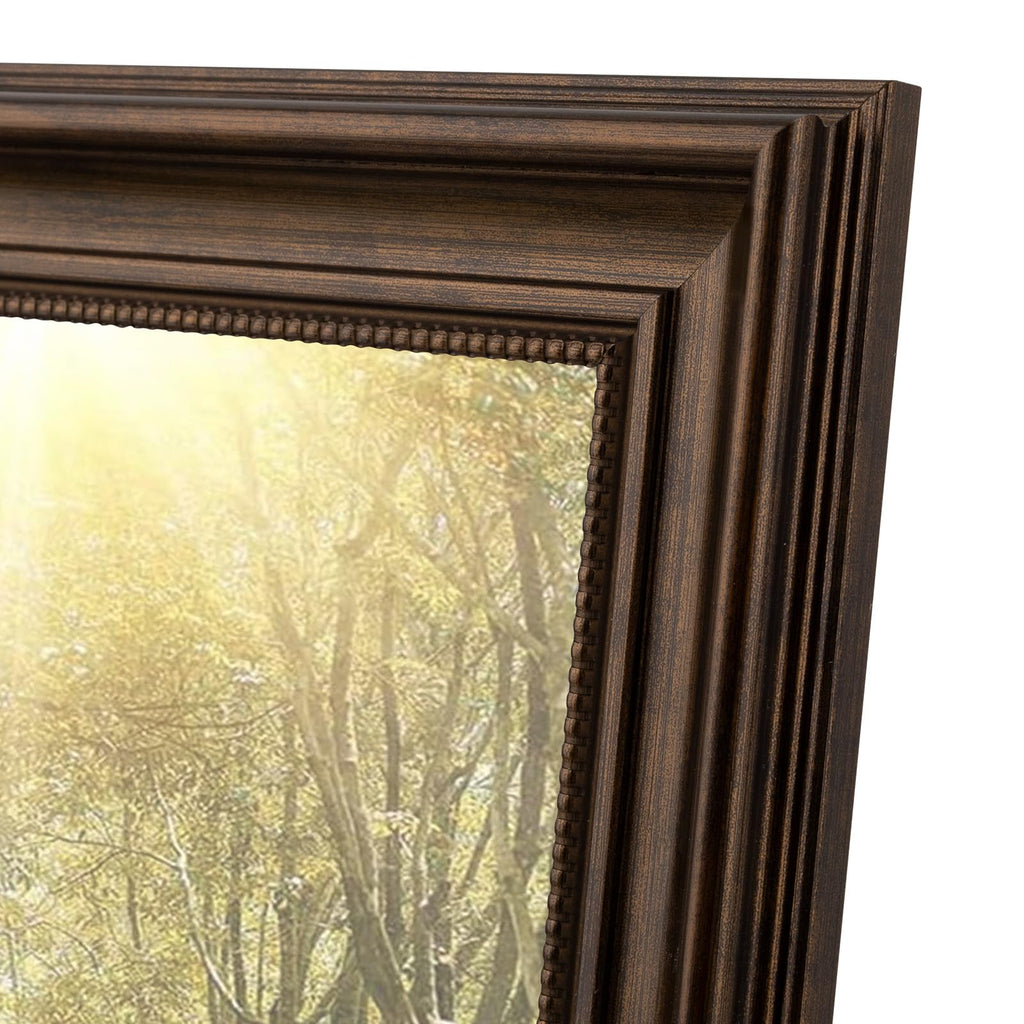 16x20 Ornate Picture Frame, Real Glass, Dark Brown Poster Photo Frame