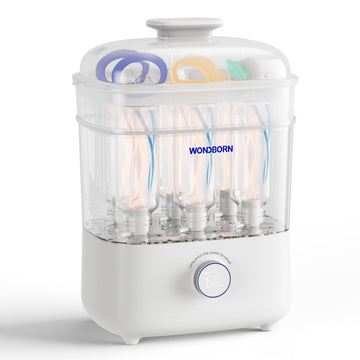 Large Baby Bottle Sterilizer and Dryer, 99.999% Deep Sterilization