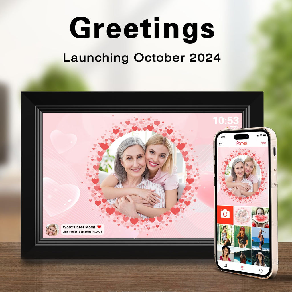 Digital Picture Frame- 10.1inch Digital Photo Frame with 1080 IPS Touch Screen HD Disply, Built-in 32GB