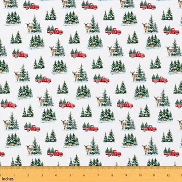 Merry Christmas Fabric Soft Brushed 3 Yards