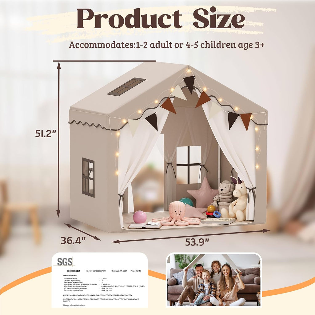 Large Kids Play Tents for 0.5-12 Years