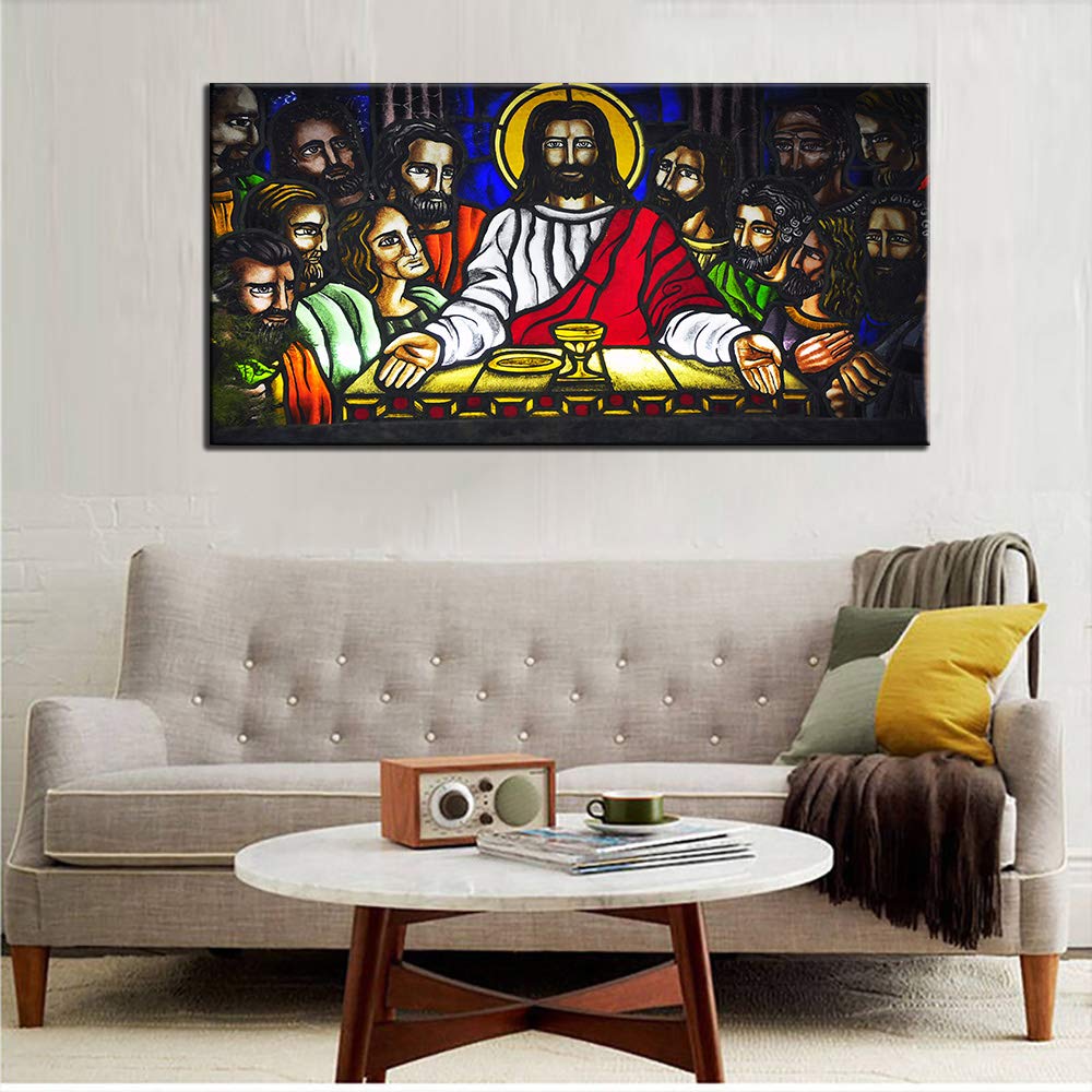 Black and White Wall Art The Last Supper Leonardo Da Vinci Pictures Jesus Christ Paintings Classic Canvas Modern