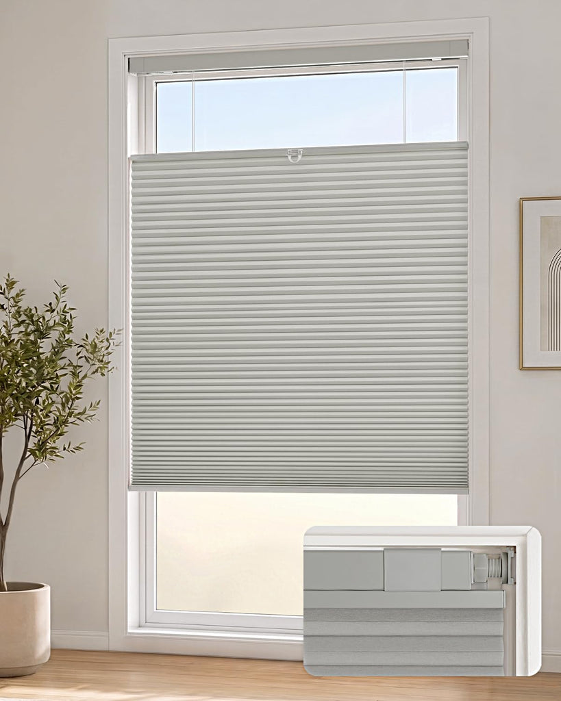 TDBU Cellular Shades, 20" W X 48" H, Beige