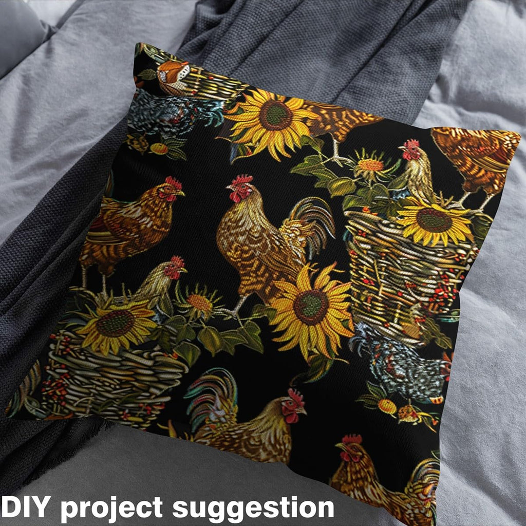 Chicken Fabric by The Yard Soft 10 Yards