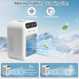 Portable Air Conditioners, 25W Rechargeable Mini Portable AC Unit 2 Cool Air Spray