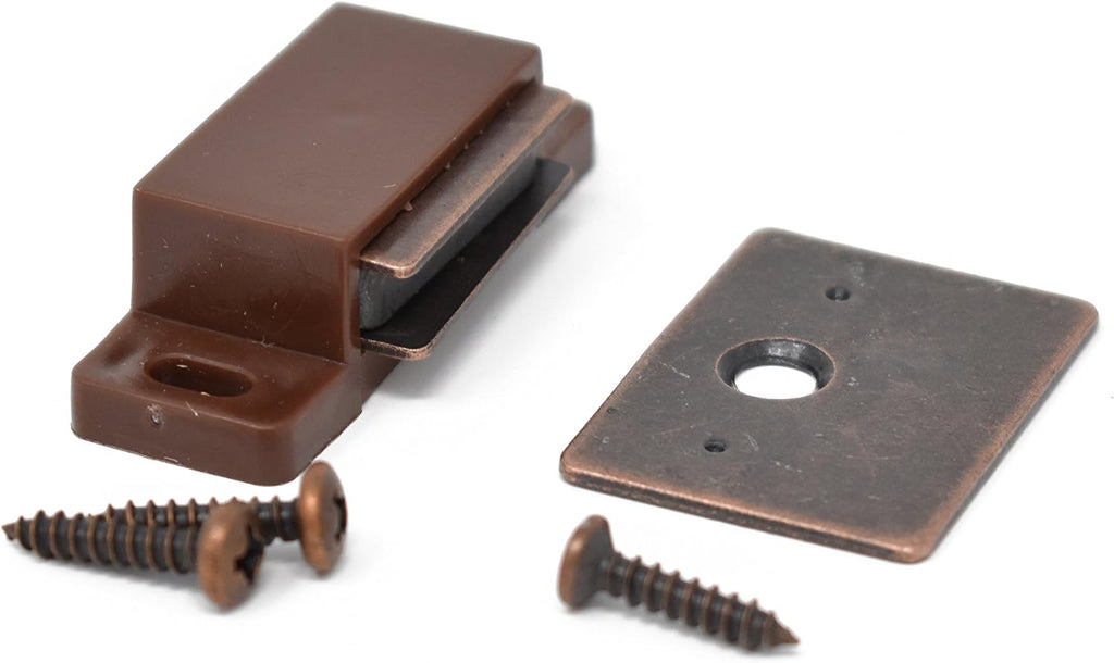 Single Magnetic Catches Brown/Antique Copper Retail Pack (10)