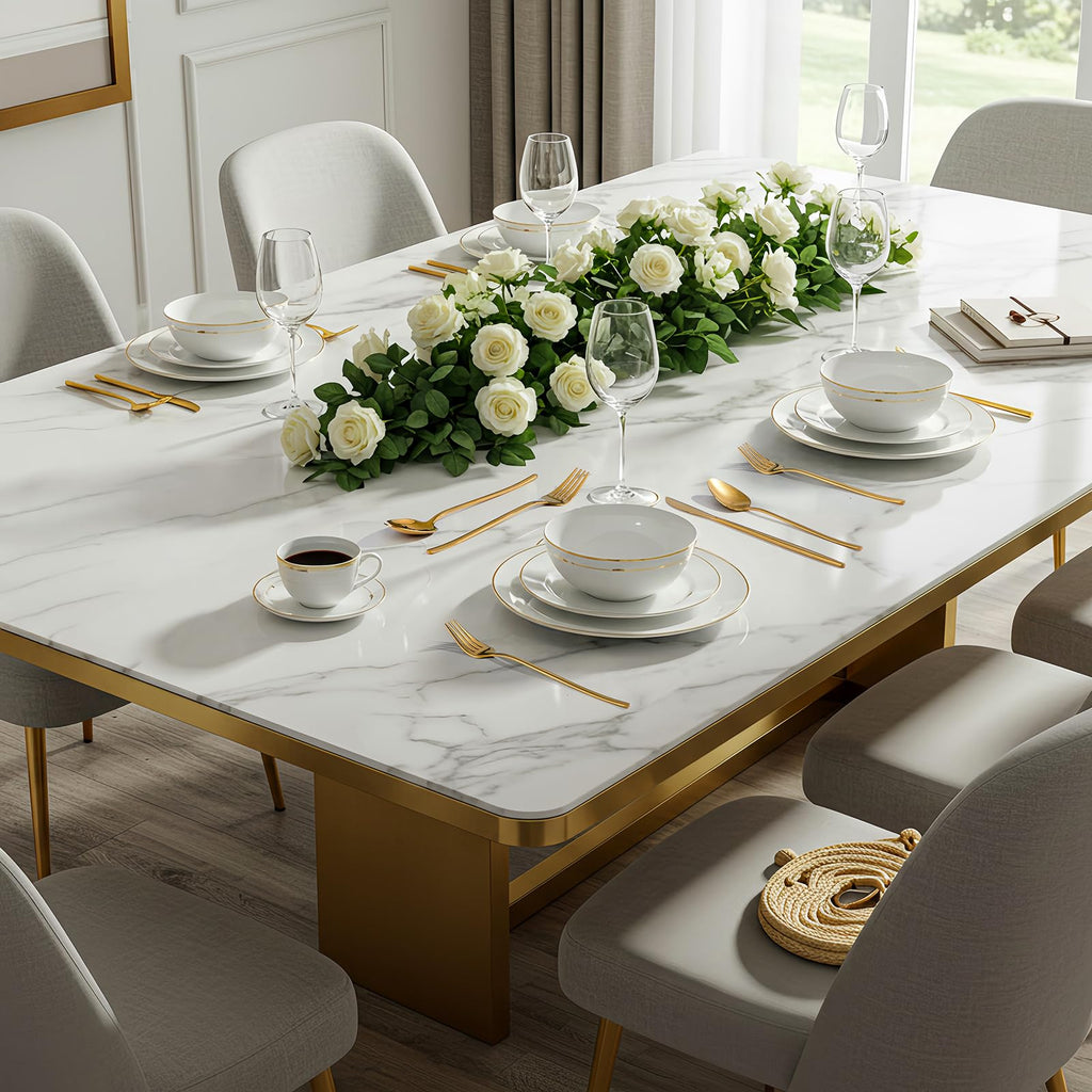 30-Piece Silverware set for 6, Premium 18/10 Stainless Steel Flatware Cutlery Set, Luxury Eating Utensils Set Include