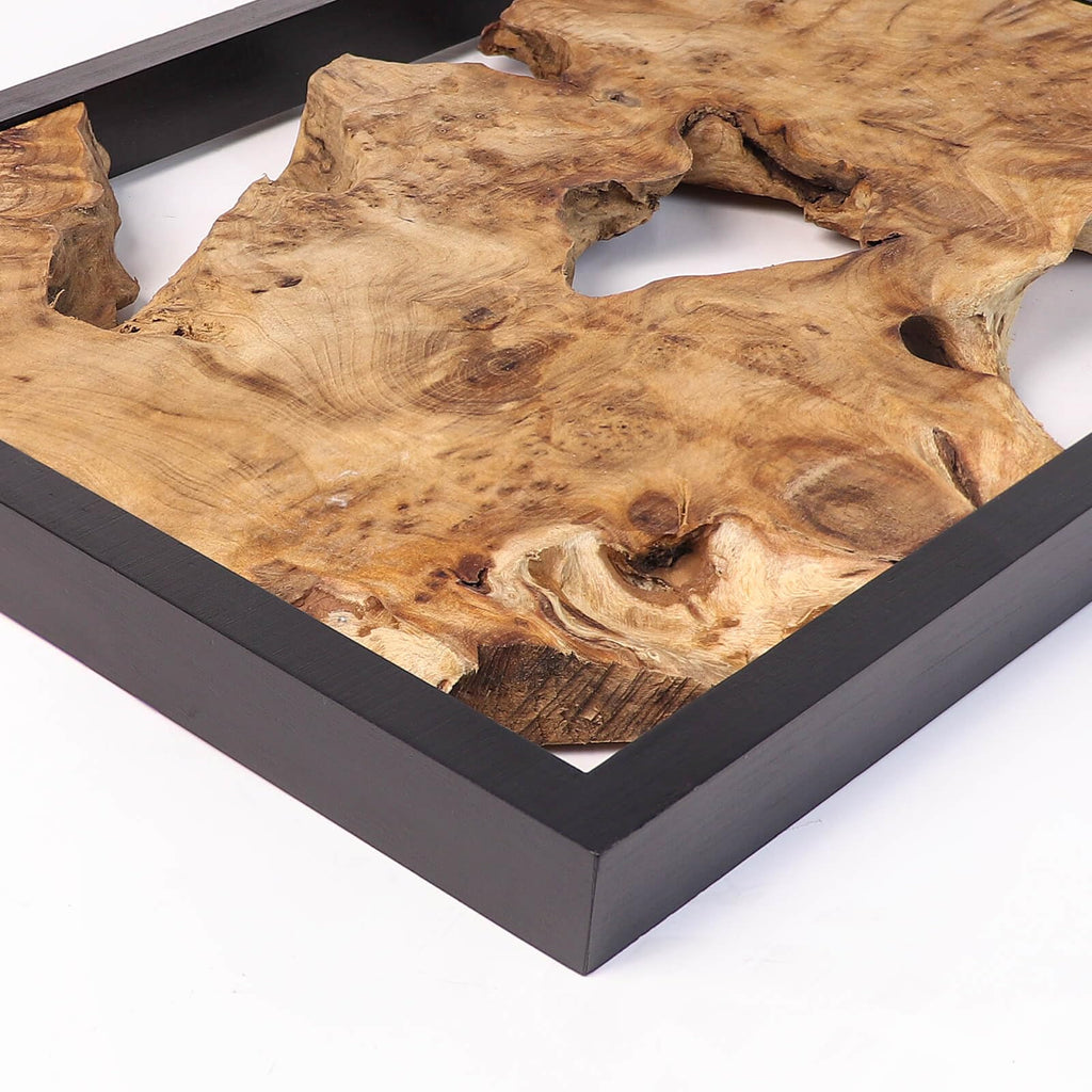 Modern Wood Wall Decor- Natural wood Handcrafted Rustic Charm for Your Home - Perfect, or Office