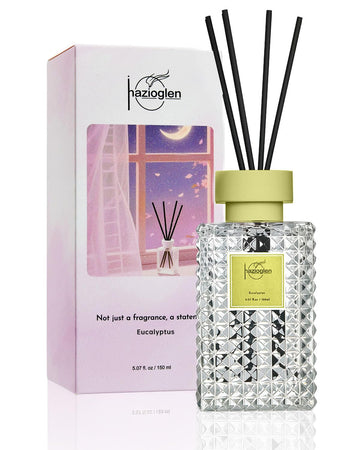 Reed Diffuser, Eucalyptus Scent Air Freshener, 5.07 fl oz