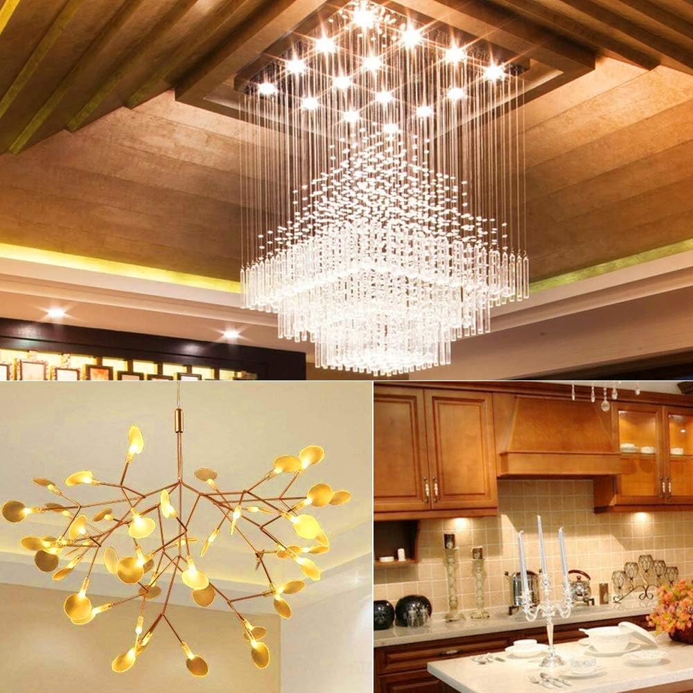 Halogen Bulbs G4 20W 12V T3 JC Type 2 Pin Base Replacement for Landscape Under Cabinet Puck Light Track Lighting