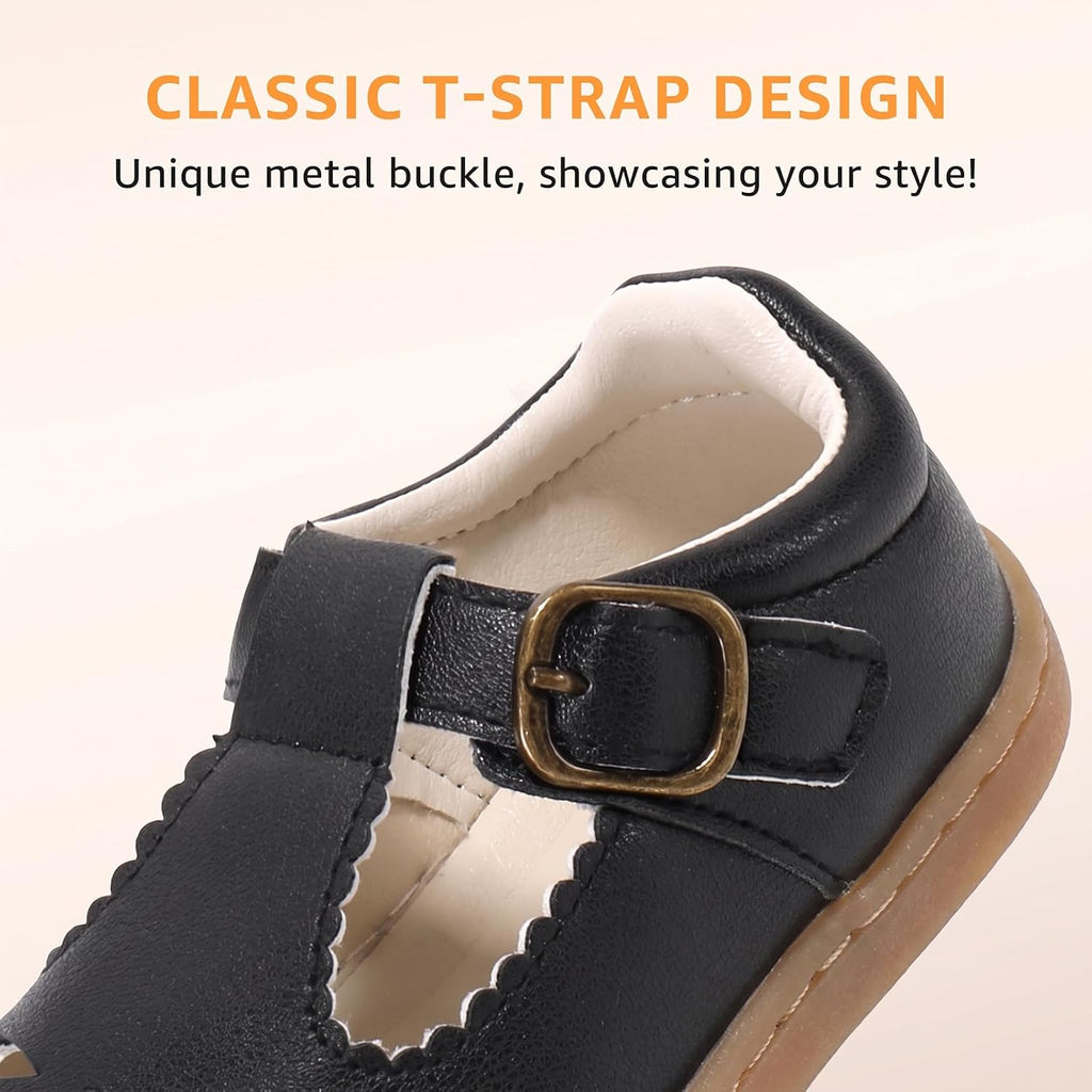 Girls Wide Toe Box Mary Jane Dress Shoes