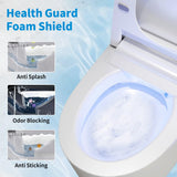 Smart Toilet with Powerful Flush, Auto Open/Close Lid