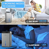 Dehumidifier for Home 1000 sq.ft - Small Quiet Dehumidifier with Auto Shut Off, Aromatherapy, 3 Gear Timer, Sleep Mode