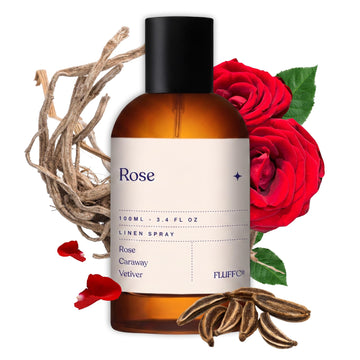 Rose Linen Spray - Calming Pillow & Linen Mist, 3.4 Oz, Pink, Over 1000 Sprays, 8-Hour Scent Duration