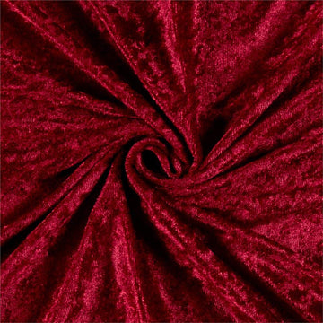 Panne Velvet Velour Burgundy, Fabric by the Yard