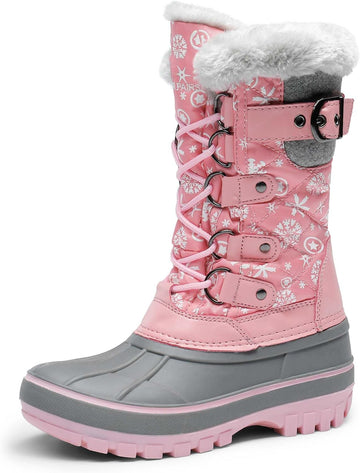 Girls Snow Waterproof Winter Boots