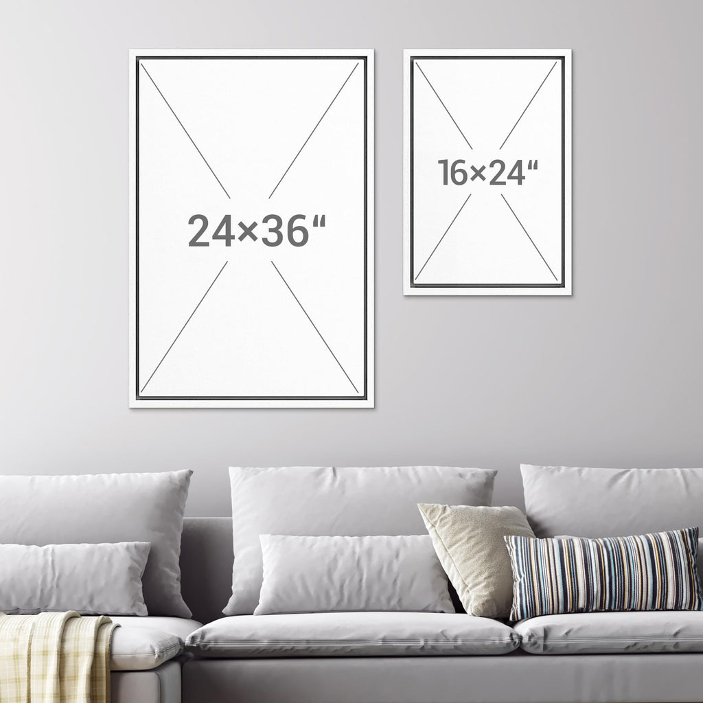 Framed Canvas Print Wall Art Set Mid-Century Spiral Wave Collage Abstract Shapes Cozy Neutral Minimal Decorative