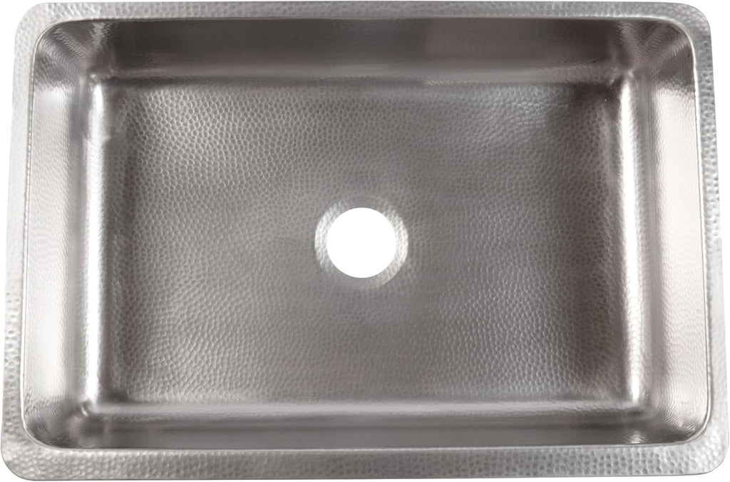 Lange 32 in Stainless Steel Farmhouse Sink, Apron Front | Brushed 16-gauge stainless, apron front undermount, single