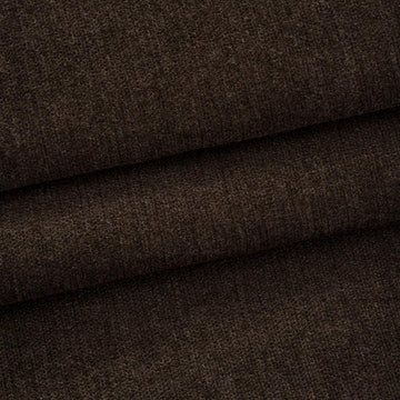 Soft Chenille Fabric for Upholstery, Dark Brown, 58 in x 4.37 yd