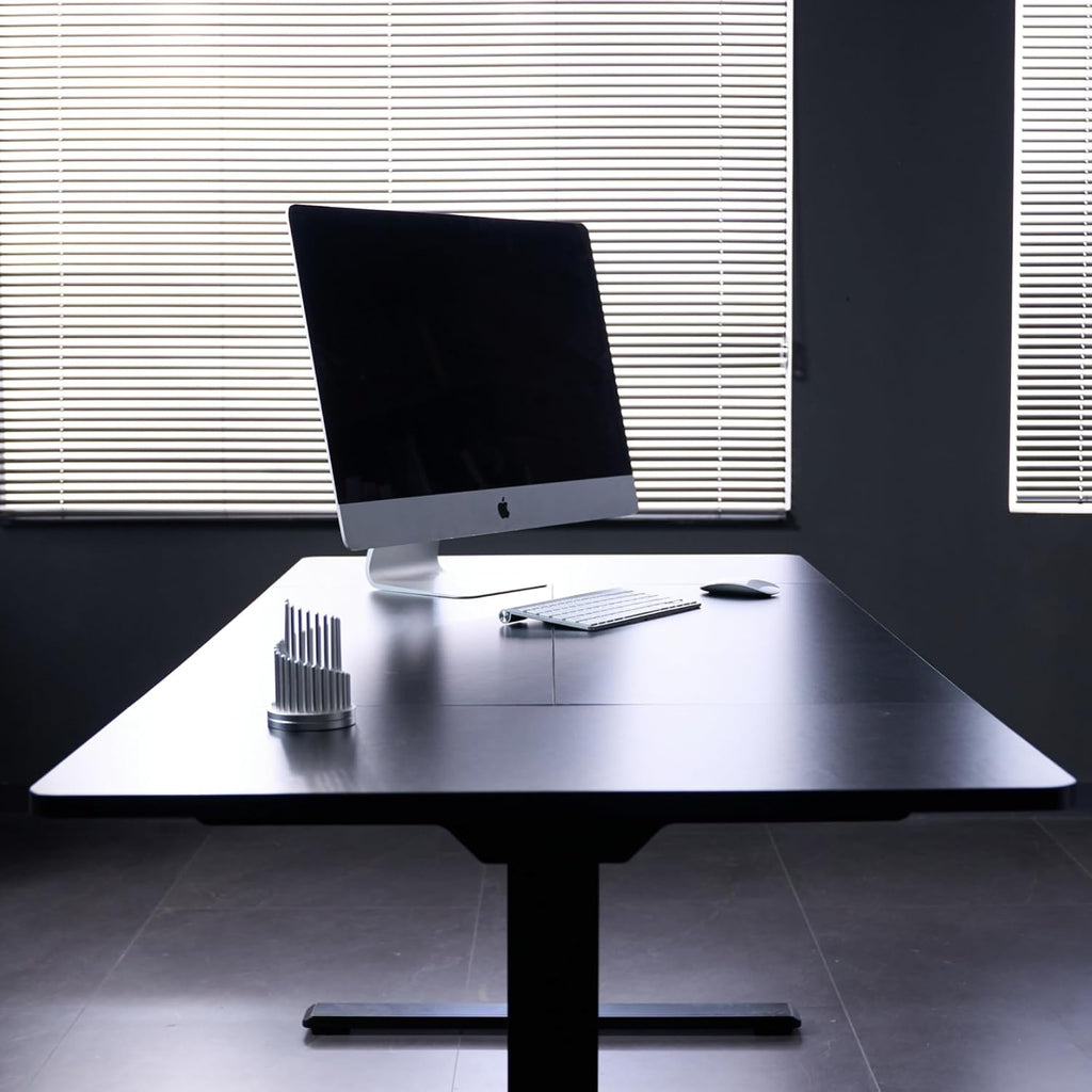 63"x28" Electric Standing Desk, Black | Dual Motor, 198 LBS Capacity, Spacious Workspace, Multi-Monitor Setup, Home