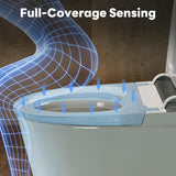 Casta Diva Smart Toilet with Bidet Built in, Auto Open/Close Lid,1000g MaP Flush, Heated Seat & Foam Dispenser