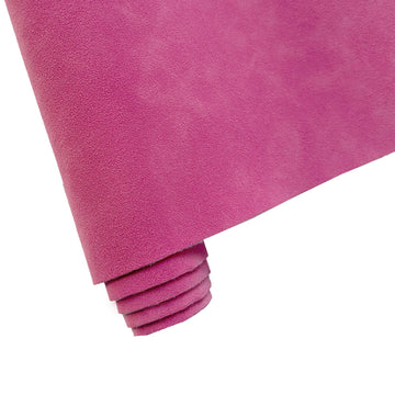 16" x 54" Faux Suede PU Leather Fabric for Crafts, Vintage Vegan Leatherette Fabric Upholstery Handbags Purse DIY