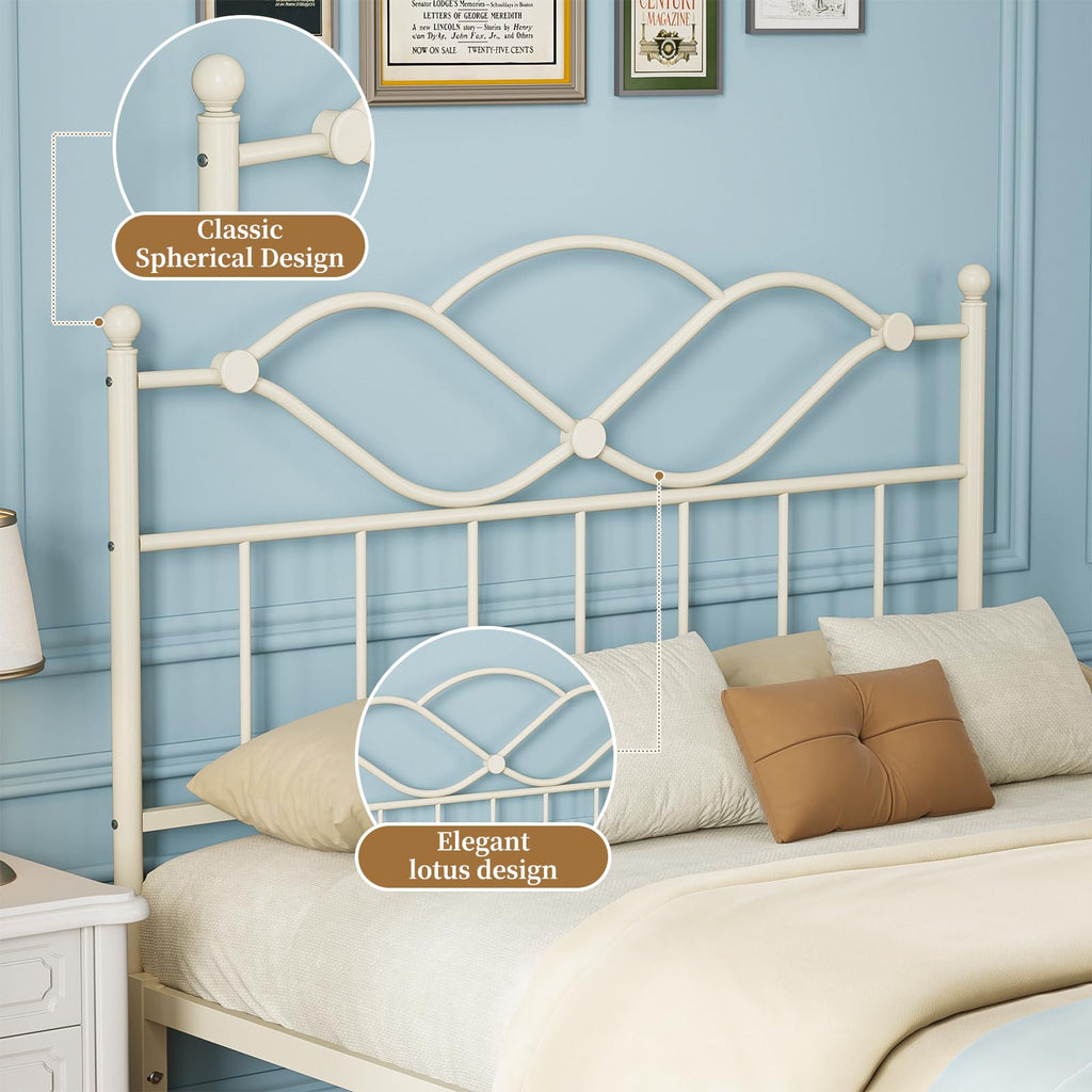 Headboard Only Vintage Platform Headboard for Bed Frame