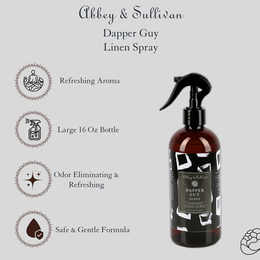 Linen Spray, Dapper Guy, 16 oz
