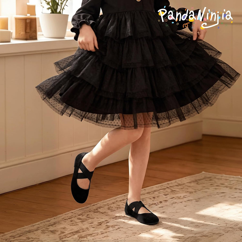 Flower Girls Dress Shoes Toddler Ballet Flats