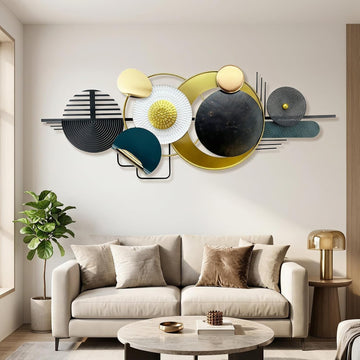 Metal Wall Art,3D Modern Luxury Wall Decor,59×23
