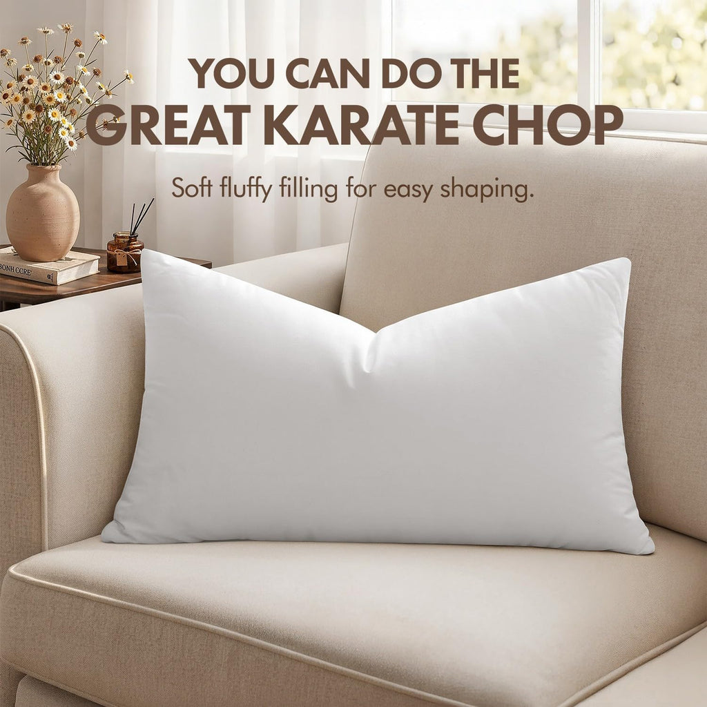 12x22 Inch Synthetic Down Alternative Pillow Insert