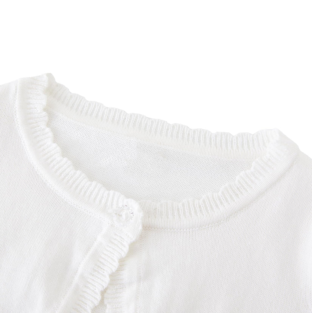 Baby Girls Cardigan Sweater Newborn Infant Toddler Cotton Knit Tops