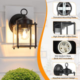 Outdoor Wall Lantern, Exterior Waterproof Wall Sconce Light Fixtures