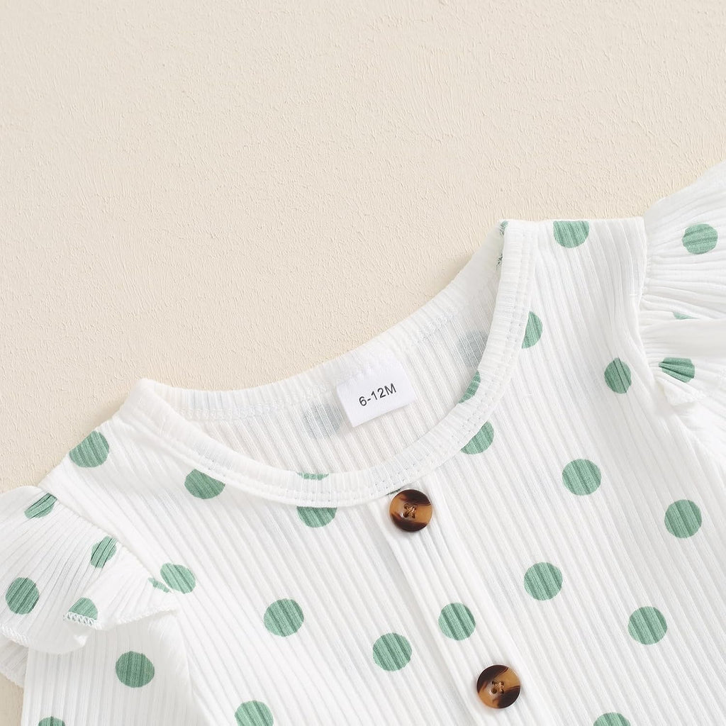 Toddler Baby Girl Clothes Cute Ribbed Outfits Knit Long Sleeve Shirt Tops Bell Bottom Pant Fall Winter Outfit