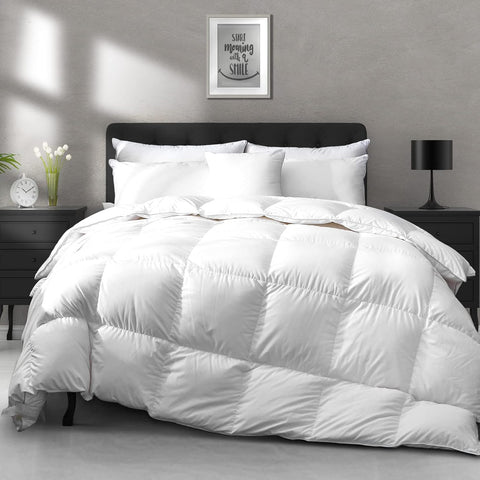 Luxury All Season Down Feather Fibers Comforter Full/Queen Duvet Insert