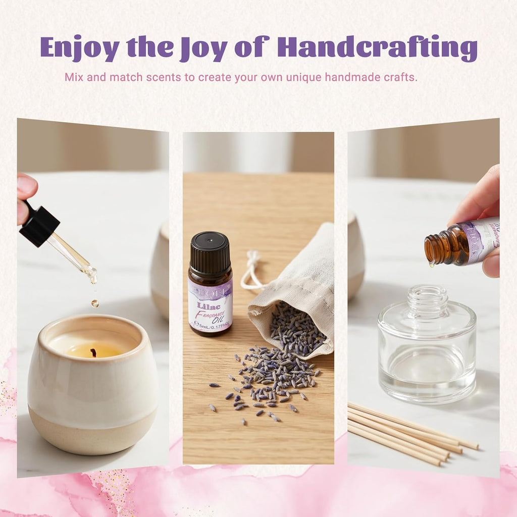 Fragrance Oil Set, Top 36 Scents for Diffuser Candle Making