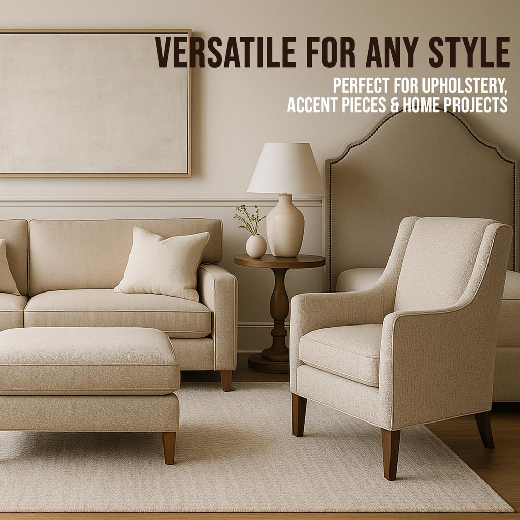 Fabrics Whisper Dune Mist 10 Yards - Water Cleanable Stain Resistant, 100% Polyester, Alta Finish, 55" Width