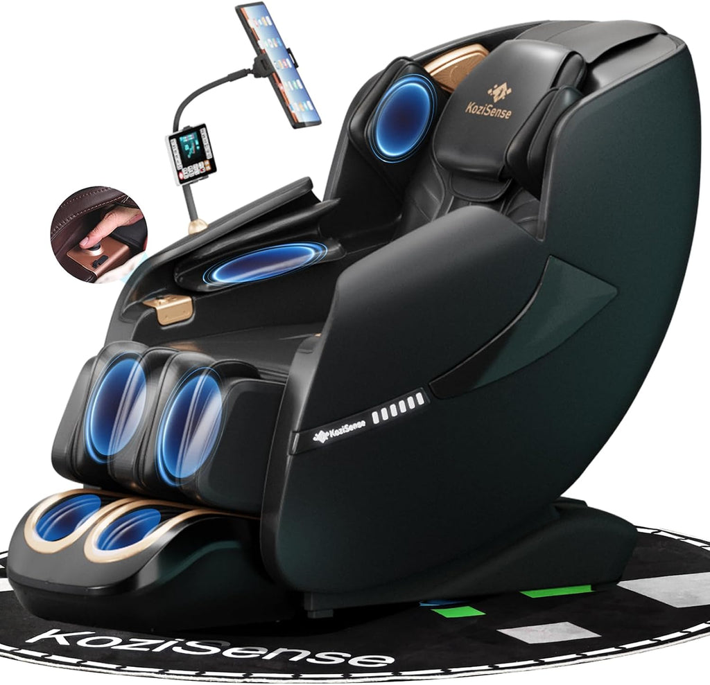 A18 Zero Gravity Full Body Massage Chair with Heat | Phone Holder, Bluetooth Speakers, 12 Auto Modes, 6 Manual Modes
