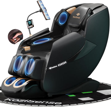 A18 Zero Gravity Full Body Massage Chair with Heat | Phone Holder, Bluetooth Speakers, 12 Auto Modes, 6 Manual Modes