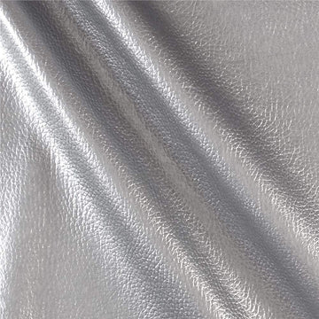 Frisco Vinyl Metallic Silver, Fabric by the Yard