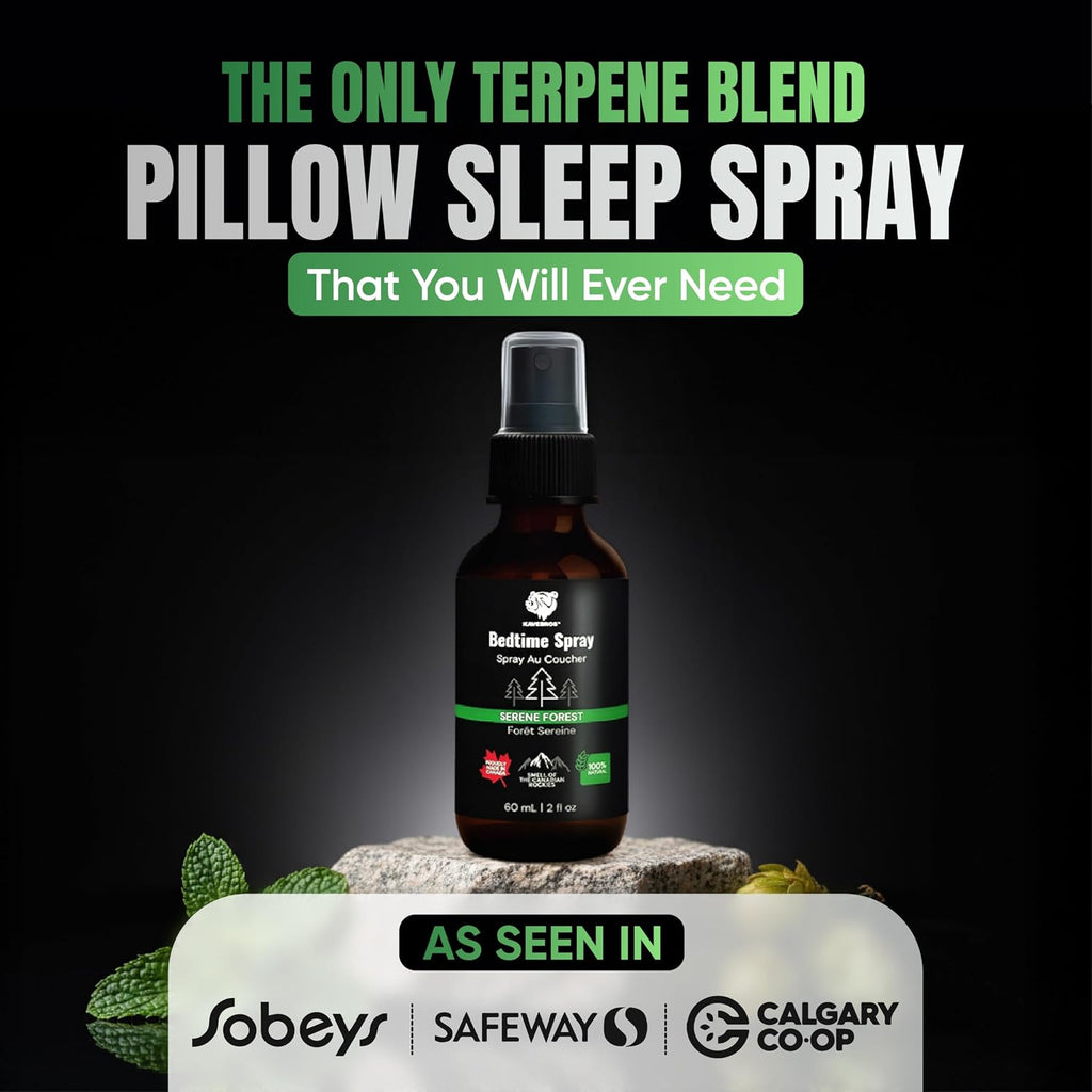 Award Winning Linen Spray for Bedding, 100% Natural Bed Spray, Pillow Mist Sleep Spray for Adults, Deep Sleep Pillow - Set of 2