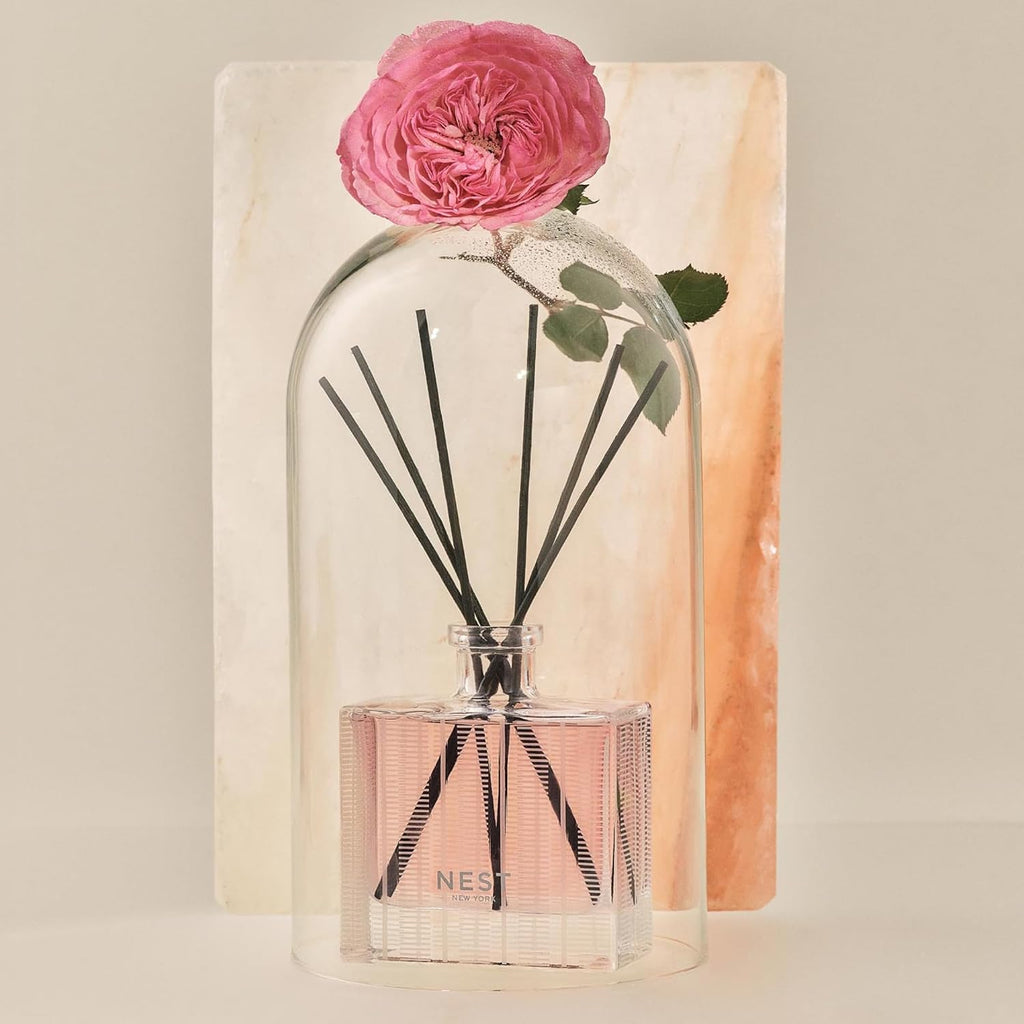 Reed Diffuser, Himalayan Salt & Rosewater - The Wellness Collection - 5.9 fl oz - Fragrance for Up to 90 Days - Set of 59