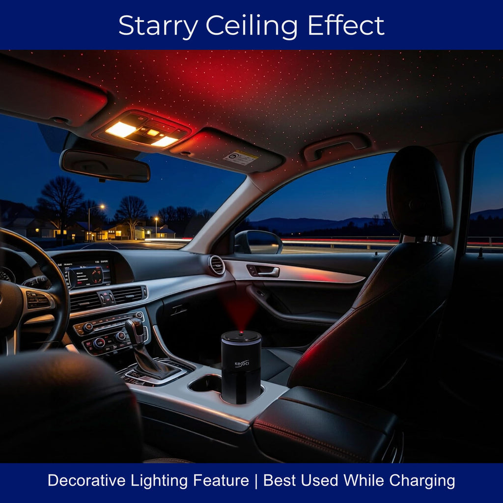 Smart Car Air Freshener Diffuser - Motion Sensor Activation, Car Fresheners Long Lasting with 3 Spray Modes