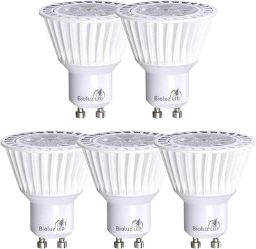 5 Pack LED Bulbs Commercial Grade GU10 LED Light Bulb Dimmable 3000K, 50W Halogen Replacement, LED Lights Decor, 120V