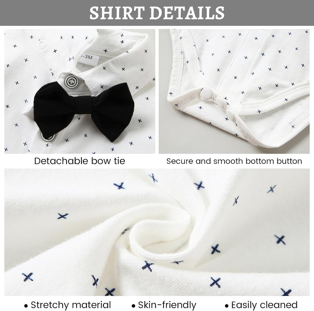 Baby Boy Baptism Outfit Suit Set Christening Formal