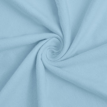 43.3" Wide Soft Cotton Flannel Fabric by the Yard, Lightweight Solid Cloth for Quilting, Sewing, Blankets and
