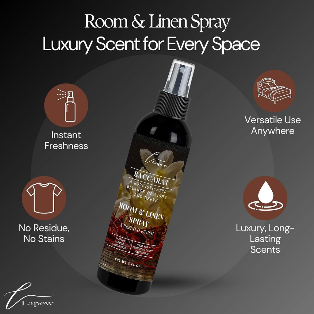 Room & Linen Spray | Fragrance Mist, Car & Office | Fabric & Air Freshener | Neutralizing Mist | Made in USA - Set of 8