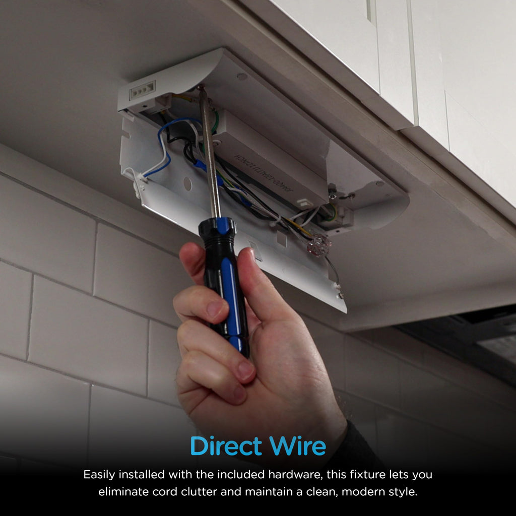 12 Inch Hardwired Under Cabinet Light with 5 Color Temperatures